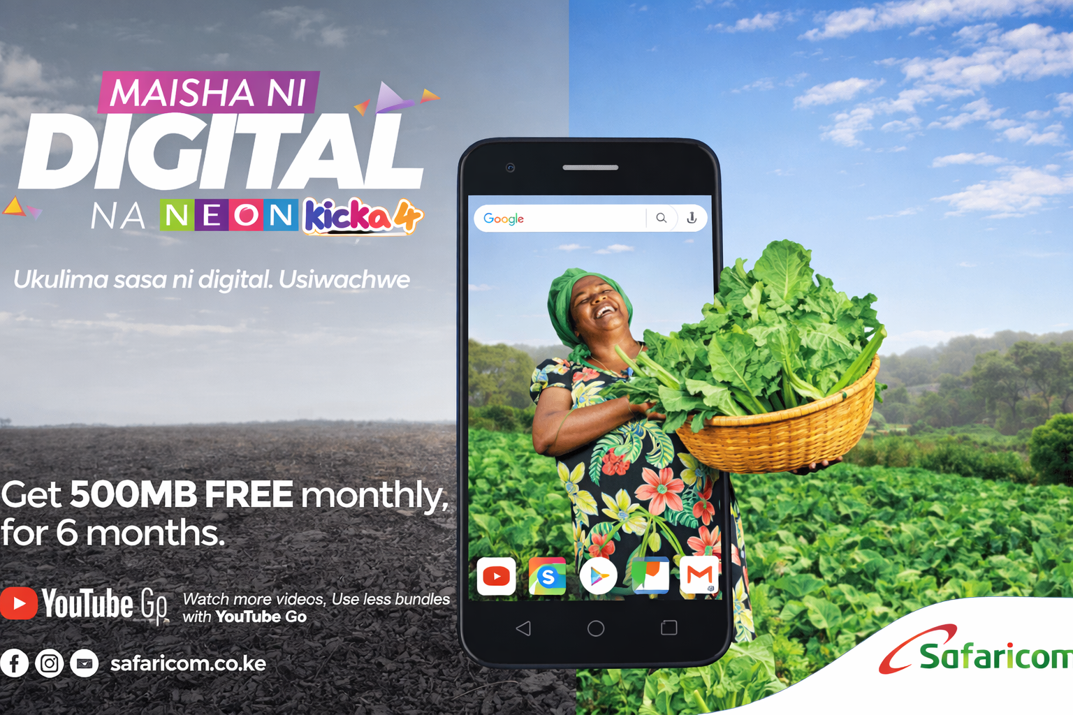 Safaricom Maisha Ni Digital campaign
